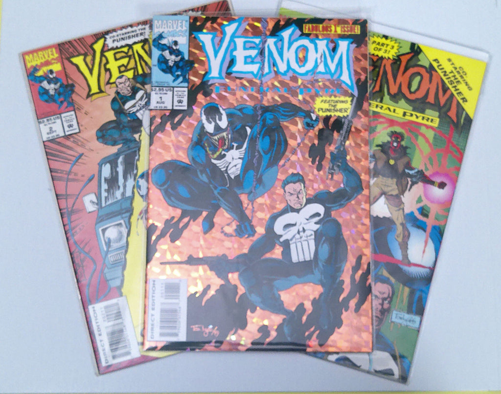 Venom "Funeral Pyre" Issues 1-3 (complete story) Aug 1993