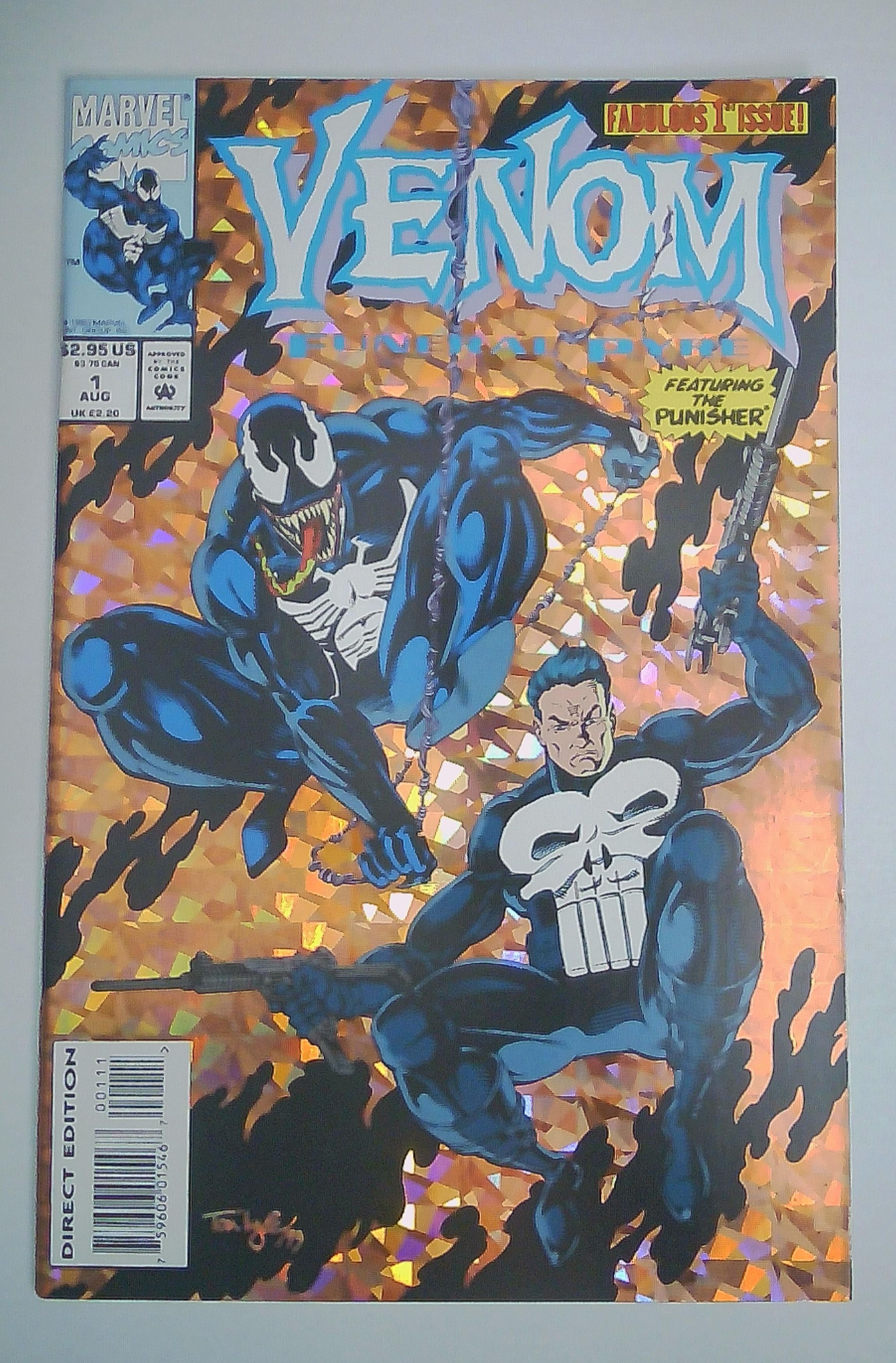 Venom "Funeral Pyre" issues 1-3 comic set 1993