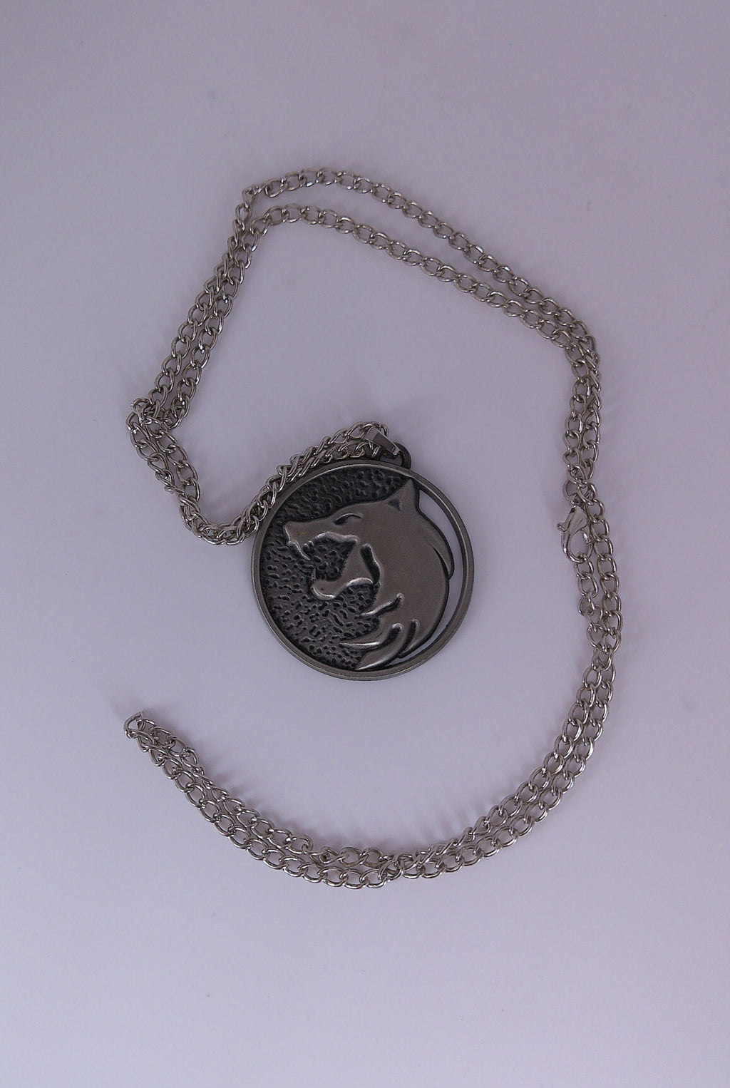 The Witcher prop metal pendant with chain