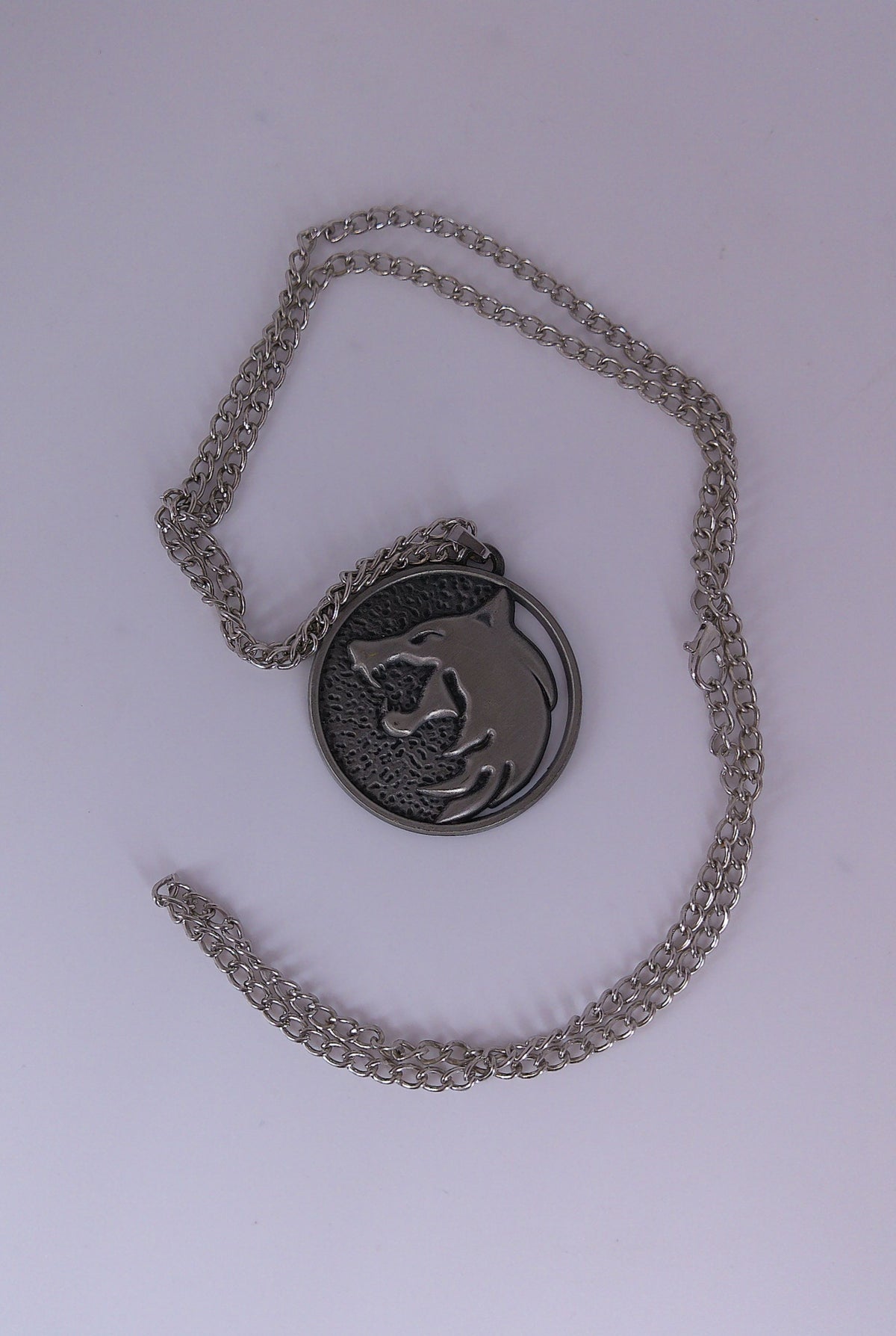 The Witcher prop metal pendant with chain