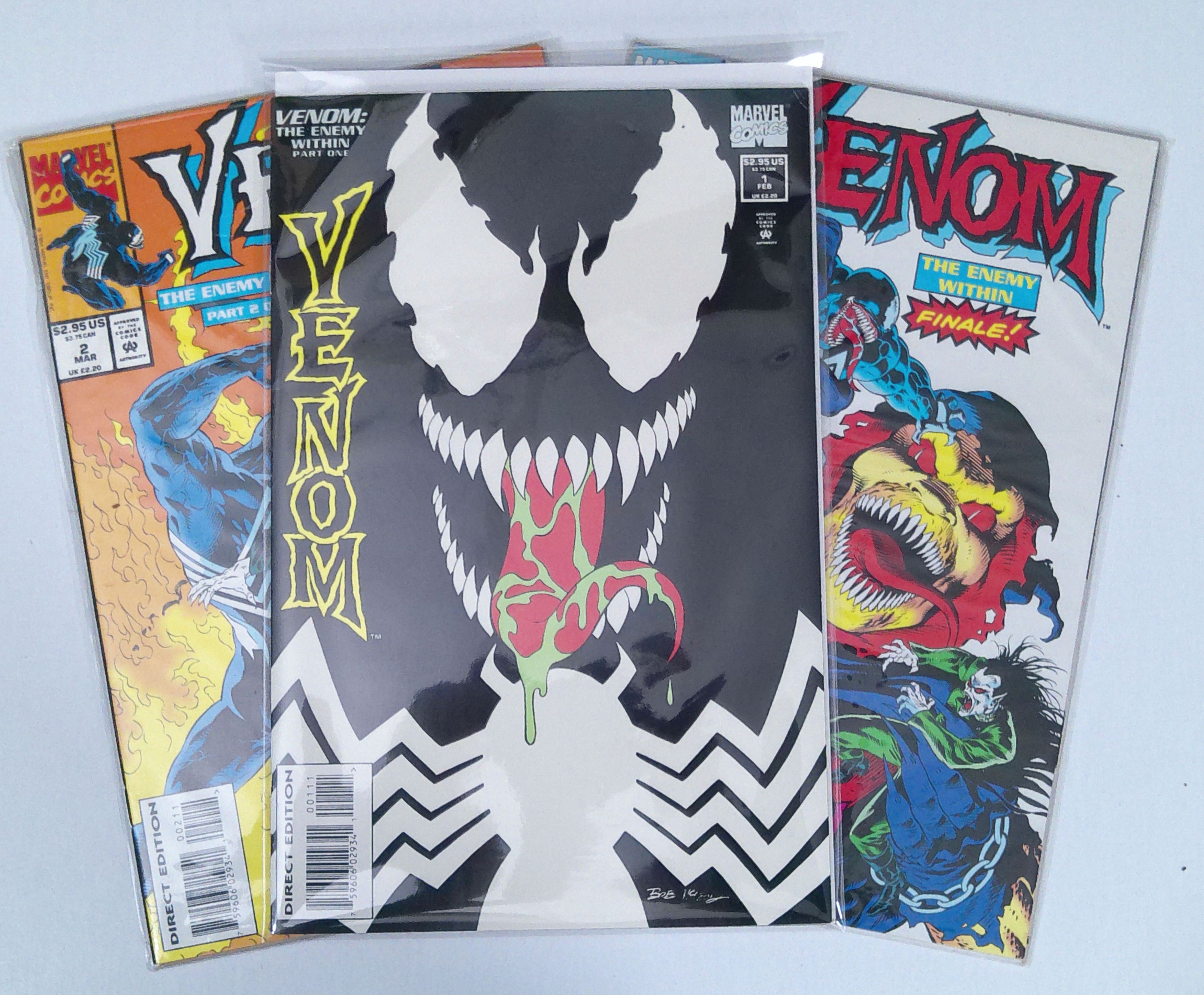 Venom "The Enemy Within" issues 1-3 (complete story) Feb 1994