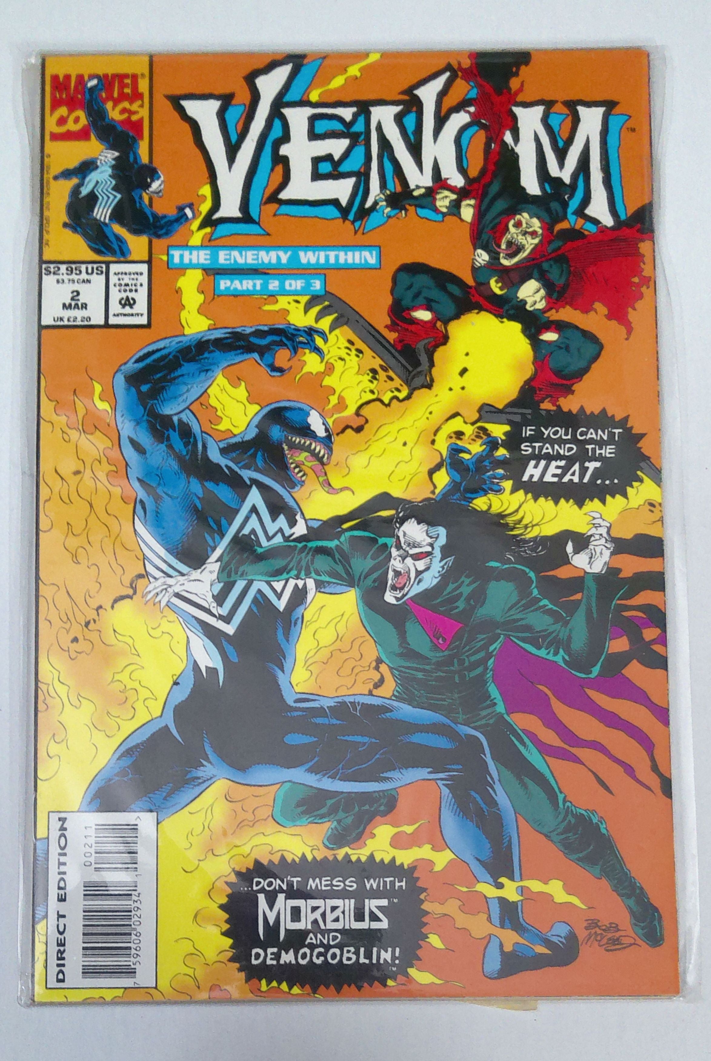 Venom "The Enemy Within" issues 1-3 (complete story) Feb 1994