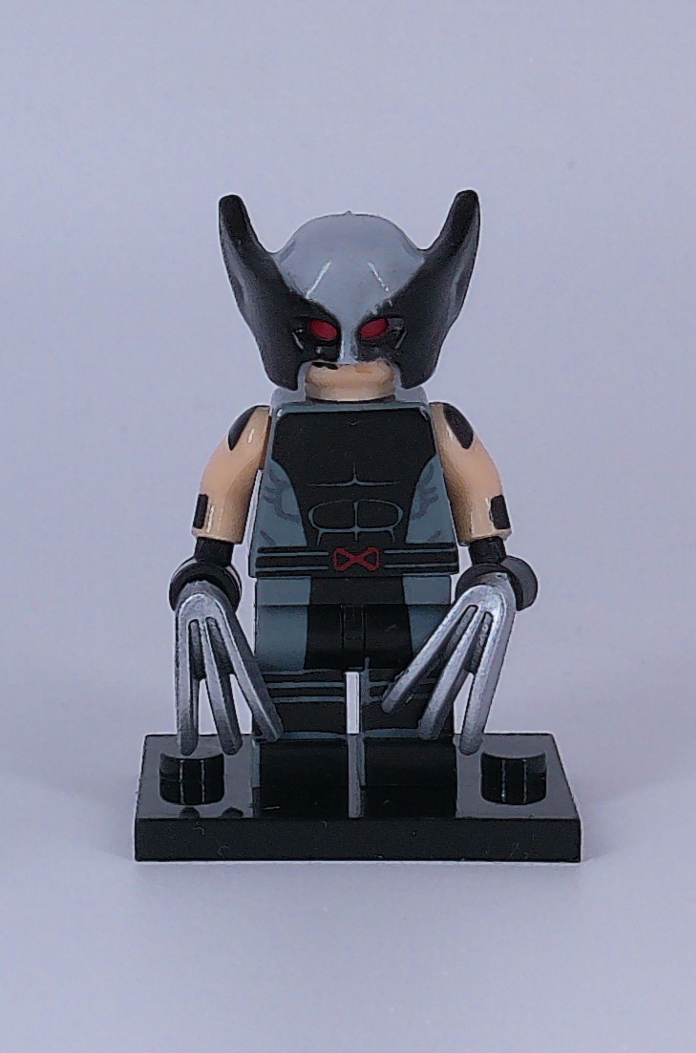 Custom Wolverine " X-Factor" 2 inch mini figure (Brick building) Marvel