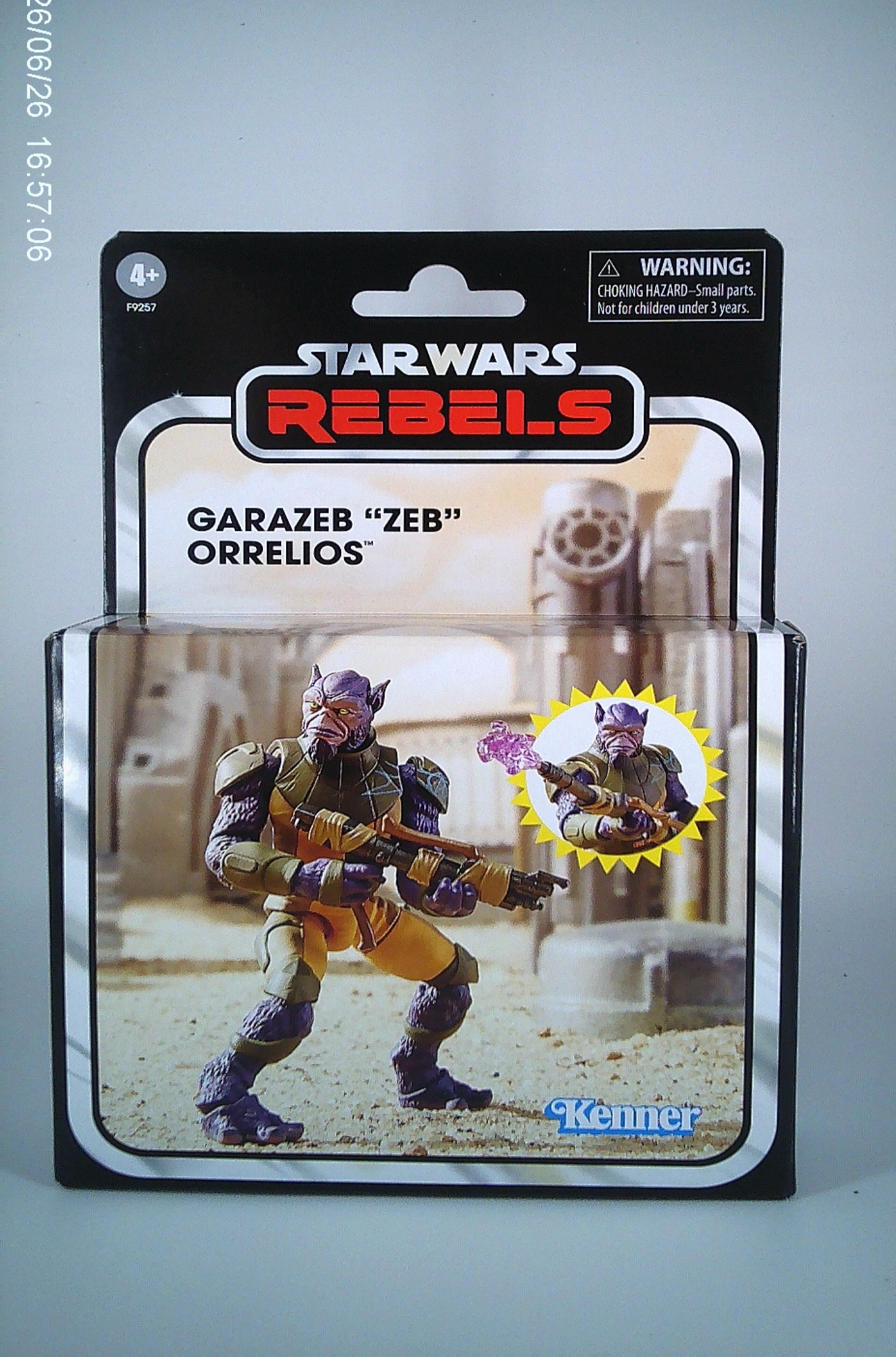 Star Wars 3.75 Collection- Garazeb "Zeb" Orrrelios (Rebels)