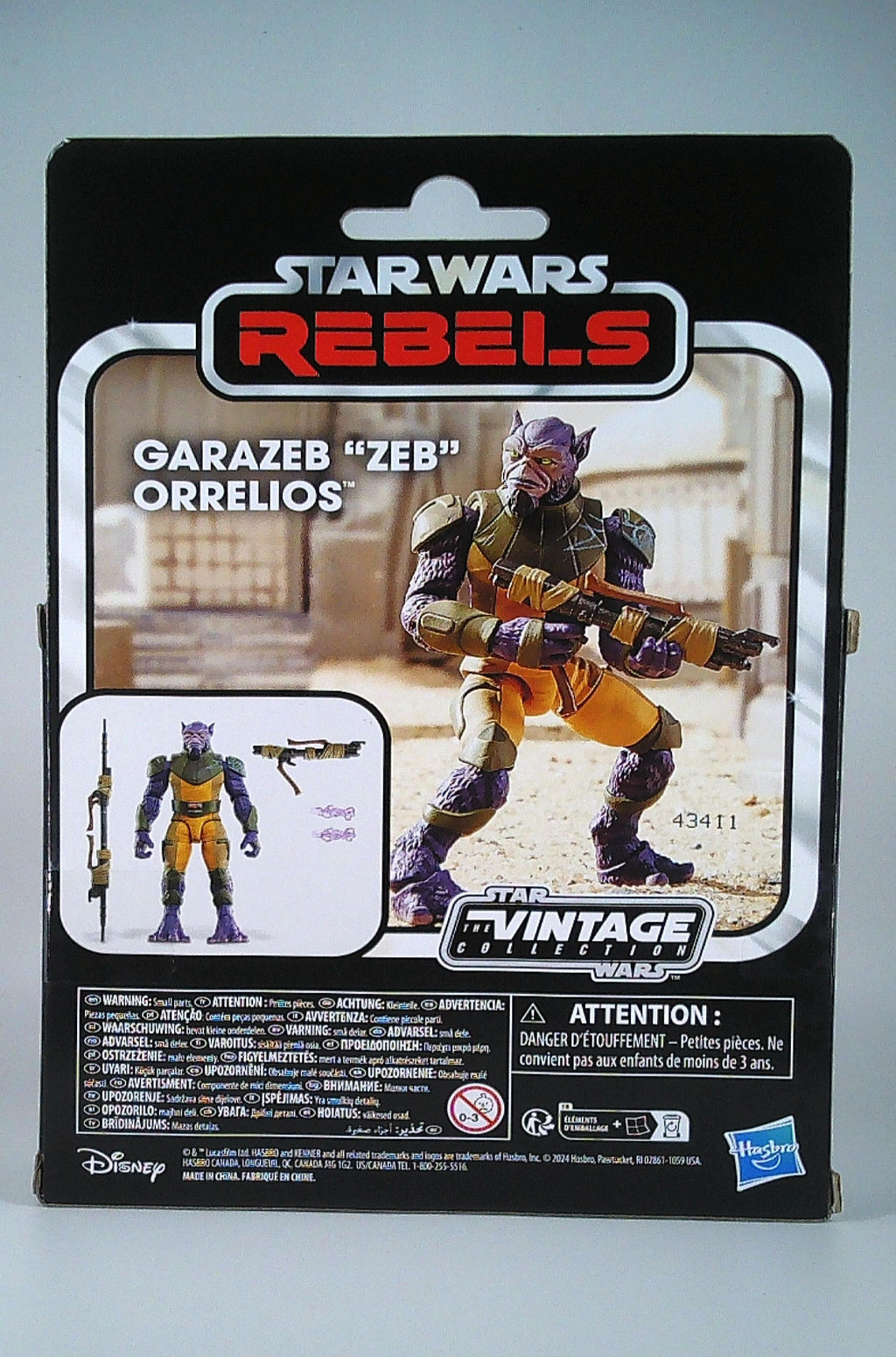 Star Wars 3.75 Collection- Garazeb "Zeb" Orrrelios (Rebels)