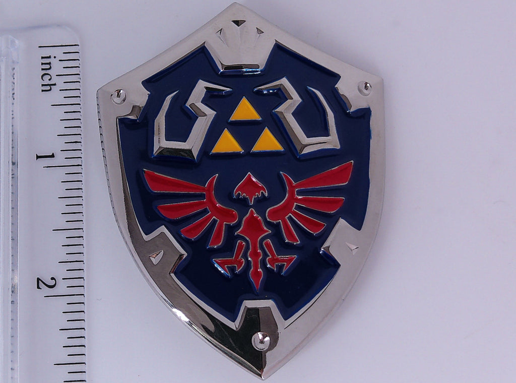 Zelda metal shield display prop